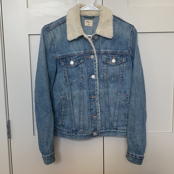 Sherpa Trimmed Denim Jacket - Picture 2 of 4